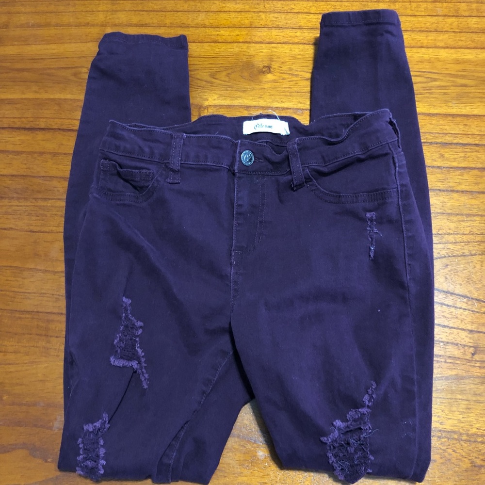 Cello distressed skinny jeans